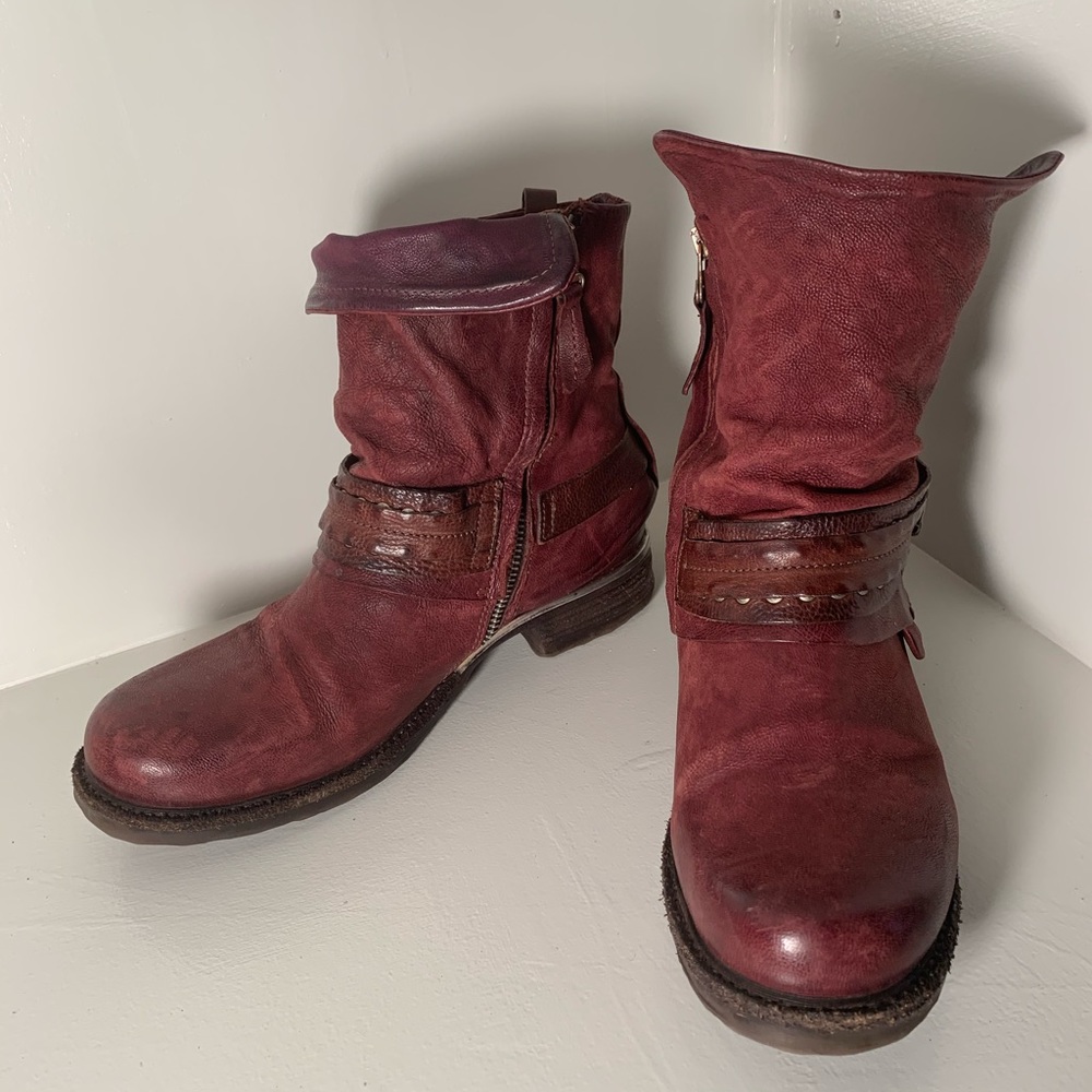 A.S. 98 Merlot ankle boots